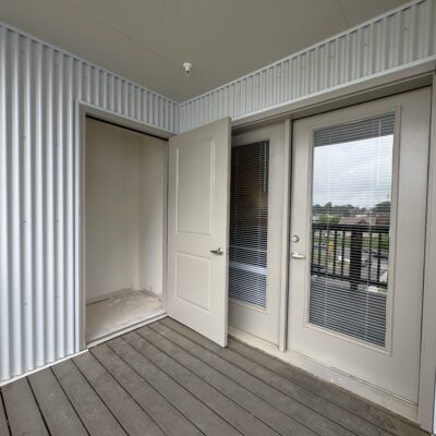 Balcony Storage Closet