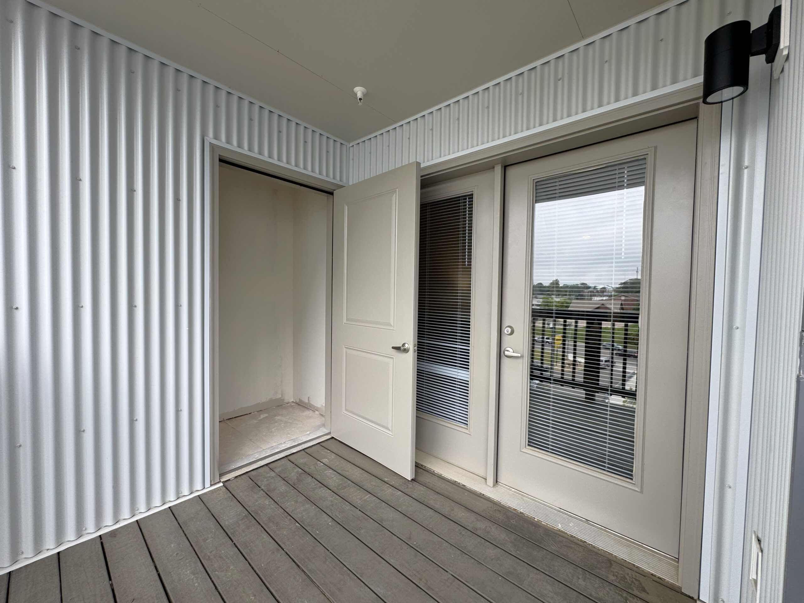 Balcony Storage Closet