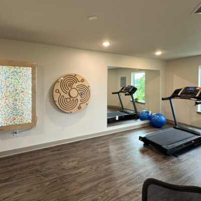 Fitness center Sensory Wall 2