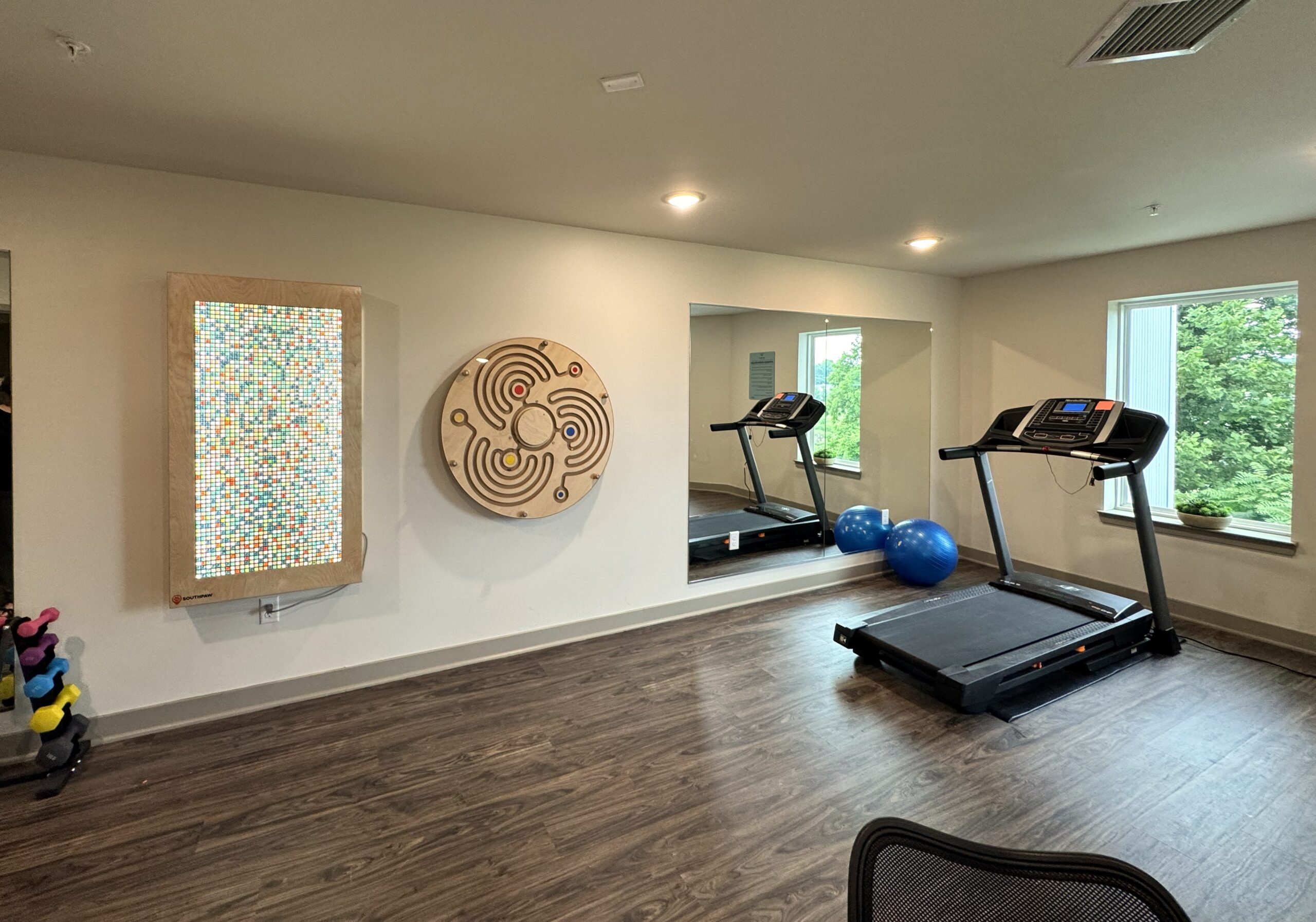 Fitness center Sensory Wall 2
