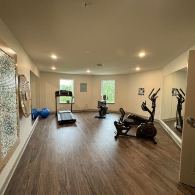 Fitness center Sensory Wall