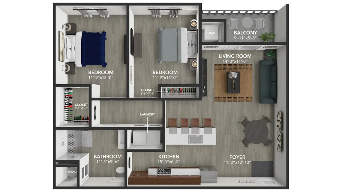 2b floorplan