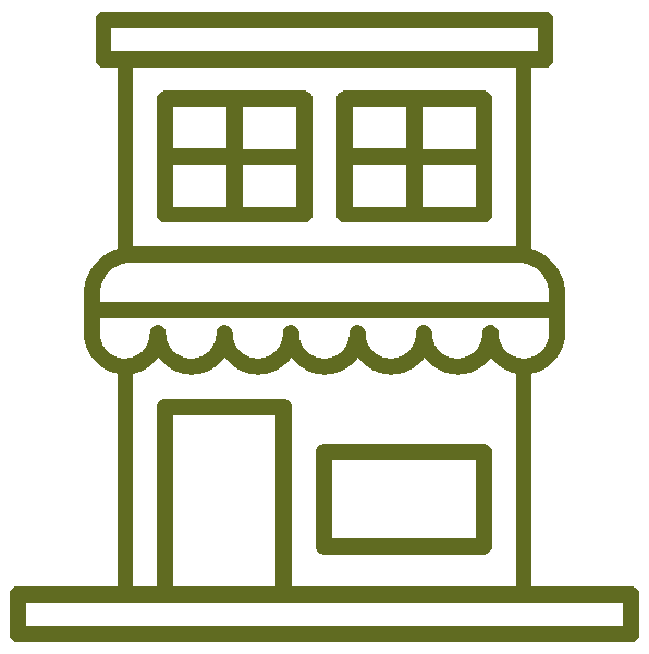 commercial building green no trees